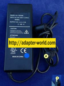 *NEW* COLEMAN 12VDC 3.5A USED -(+) 2x5.5x10mm ROUND BARREL ITE CS-1203500 AC ADAPTER POWER SUPPLY